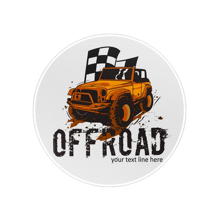 استیکر لپ تاپ ماسا دیزاین طرح OFF ROAD مدل STK974